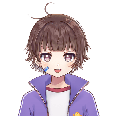 にじさんじ卒業生の鳴門こがねのビジュアル。